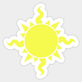 Homestuck Light Aspect Symbol Sticker